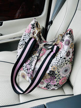 Load image into Gallery viewer, Black and pink floral in the Capri shape