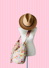 Load image into Gallery viewer, Reversible pink stripe with pretty floral