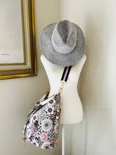 Load image into Gallery viewer, Black and pink floral in the Capri shape