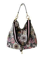 Load image into Gallery viewer, Black and pink floral in the Capri shape