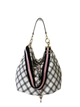Load image into Gallery viewer, Black and pink floral in the Capri shape
